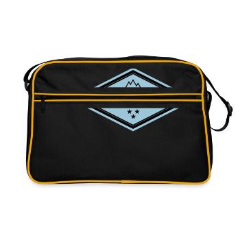 DO EPIC SHIT - Retro Tasche - Schwarz/Gold - Vorne