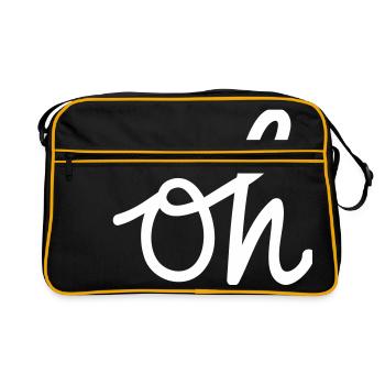 oh Typography - Sac Retro - noir/or - Devant
