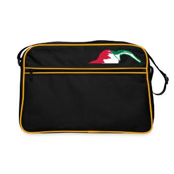 Chillie - Retro Tasche - Schwarz/Gold - Vorne