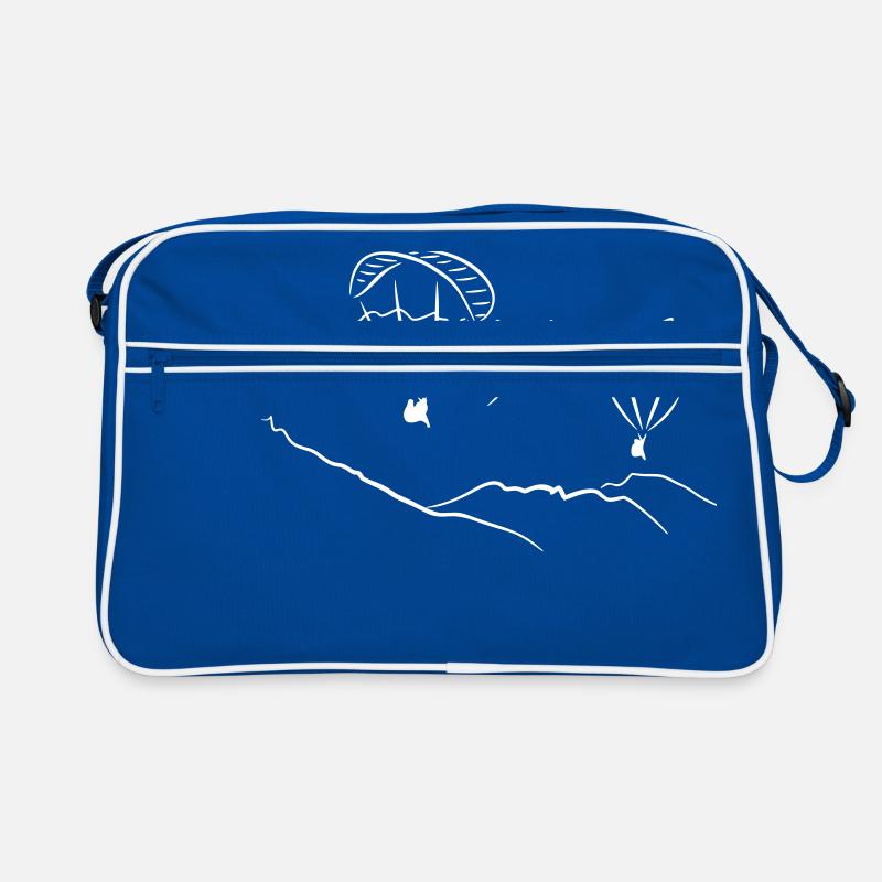 Pilot Paragliding Paraglider Gleitschirm Retro Tasche