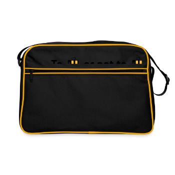 to bee or not to bee - Retro Bag - black/gold - Front