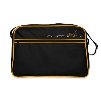 Le Puresoul Lying Eight Blanc/Or - Sac Retro - noir/or - Devant