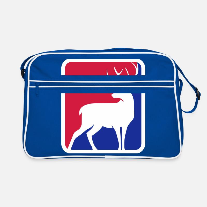 Hunter Funny Roebuck Deer Logo | Les couleurs peuvent être changées Sac Retro