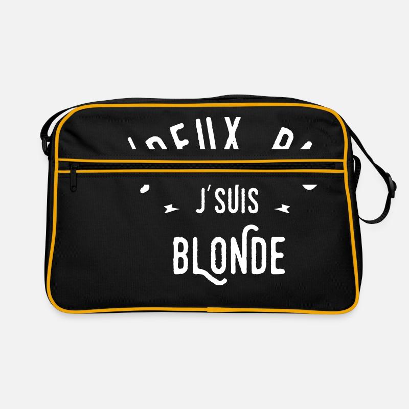 j'peux j'suis blonde Sac Retro