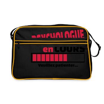 psychologue en cours - Sac Retro - noir/or - Devant