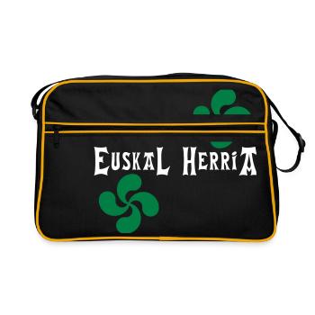 Euskal Herria - Lauburu - Sac Retro - noir/or - Devant