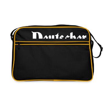 German - Retro Bag - black/gold - Front