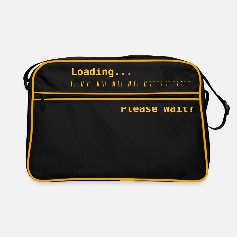 loading please wait Retro Tasche