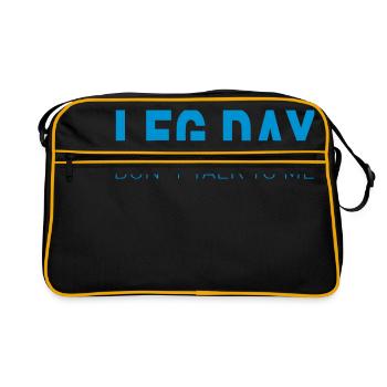 NE ME PARLER JAMBE WORKOUT-! - Sac Retro - noir/or - Devant