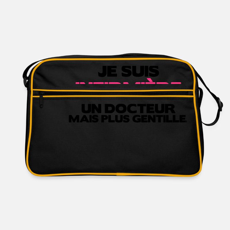 je suis infirmière comme un docteur Sac Retro
