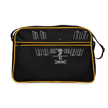 Space station ISS - Retro Bag - black/gold - Front