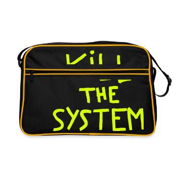 kill the system - Retro Bag - black/gold - Front