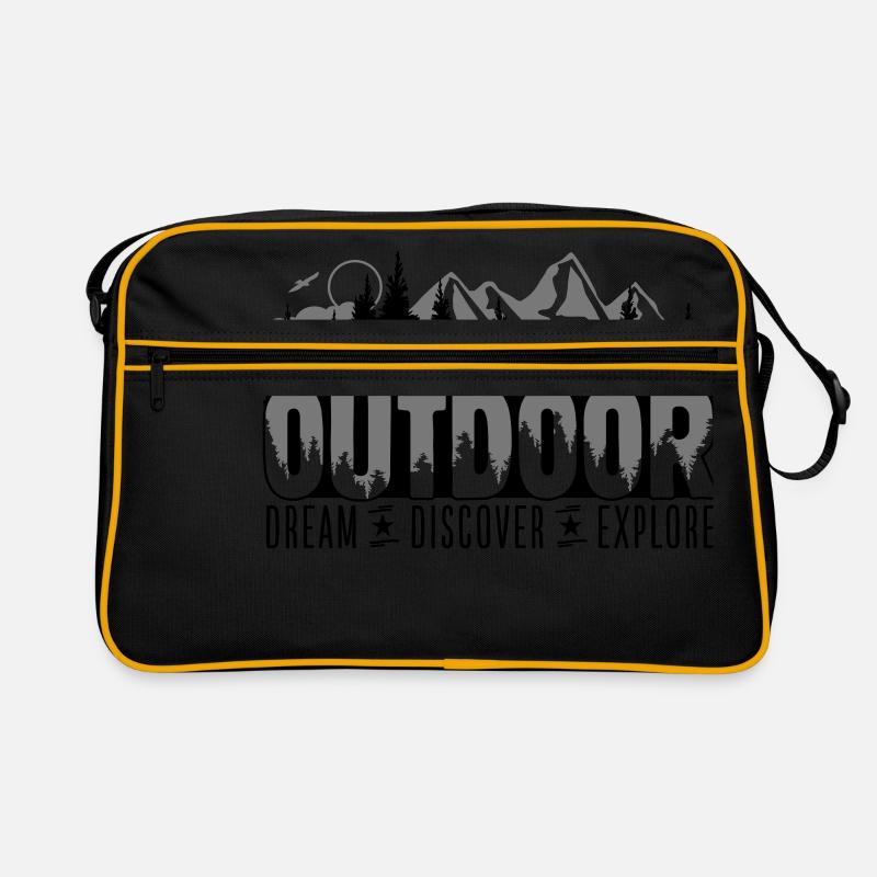Outdoor - Dream Discover Explore Retro Tasche