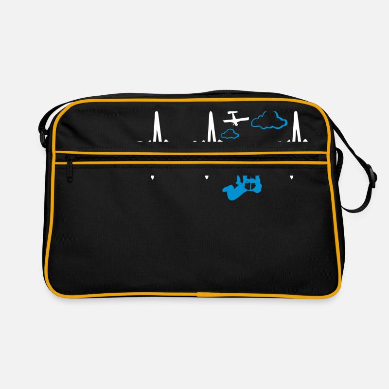 Heart Beat Skydive Retro Tasche