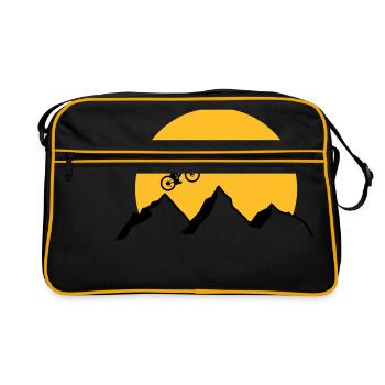 Mountainkiber - Sac Retro - noir/or - Devant