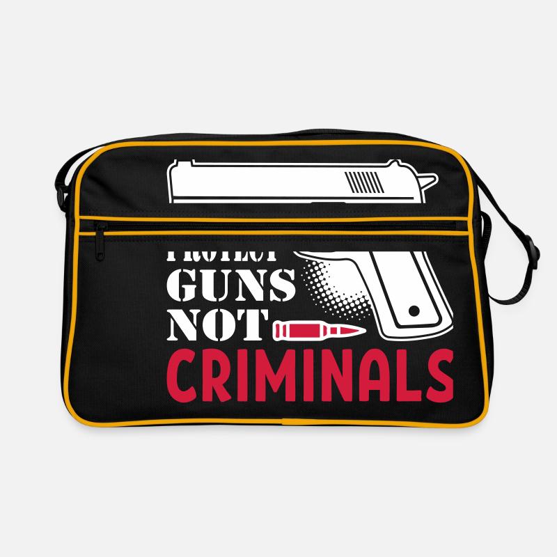 Protect Guns Not Criminal Retro Tasche