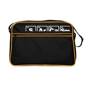 SARCASM PERIODIC TABLE - Sac Retro - noir/or - Devant