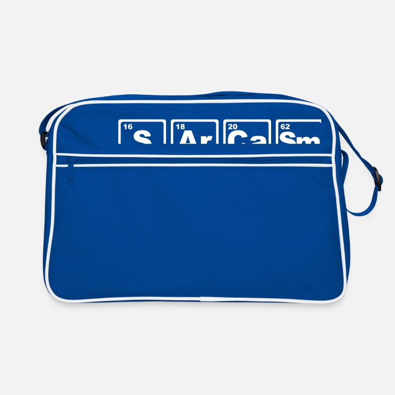SARKASMUS PERIODENSYSTEM Retro Tasche