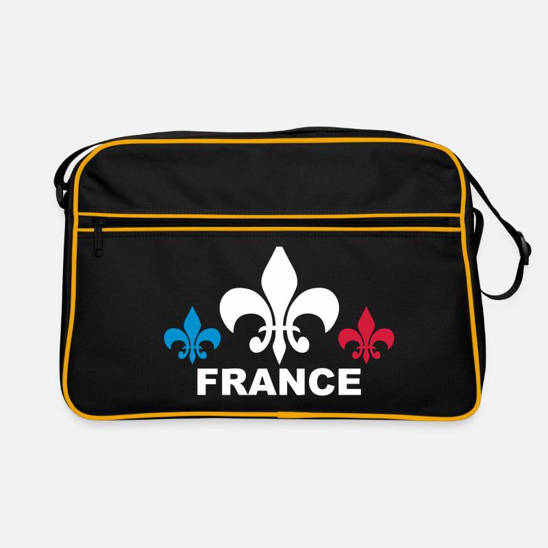 France tricolore - Sac Retro - noir/or