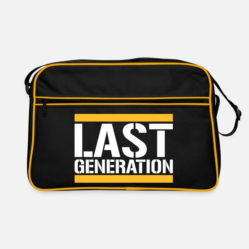 Letzte Generation | Farben änderbar Retro Tasche