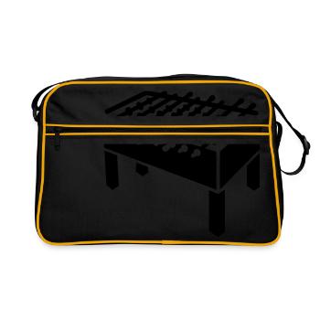 Kicker - line - Retro Bag - black/gold - Front