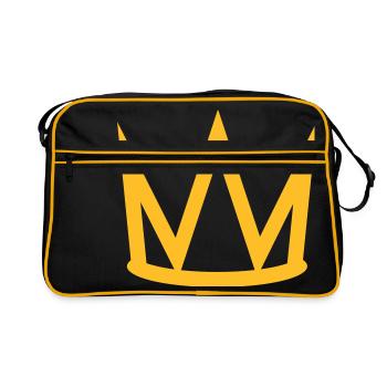 crown6 - Sac Retro - noir/or - Devant
