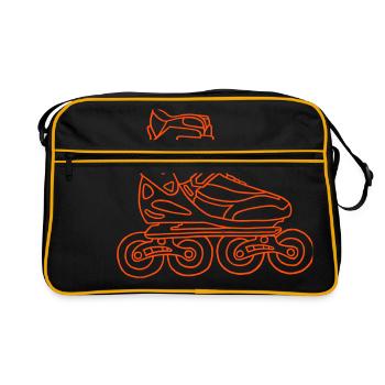 Inline Skates - Retro Bag - black/gold - Front