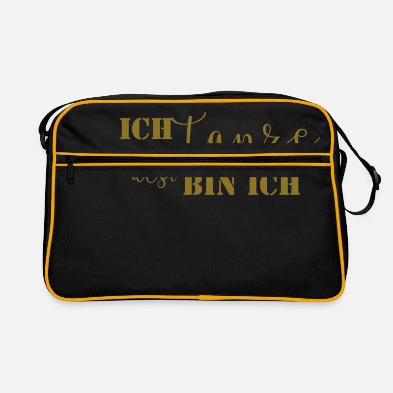 ich tanze also bin ich Retro Tasche