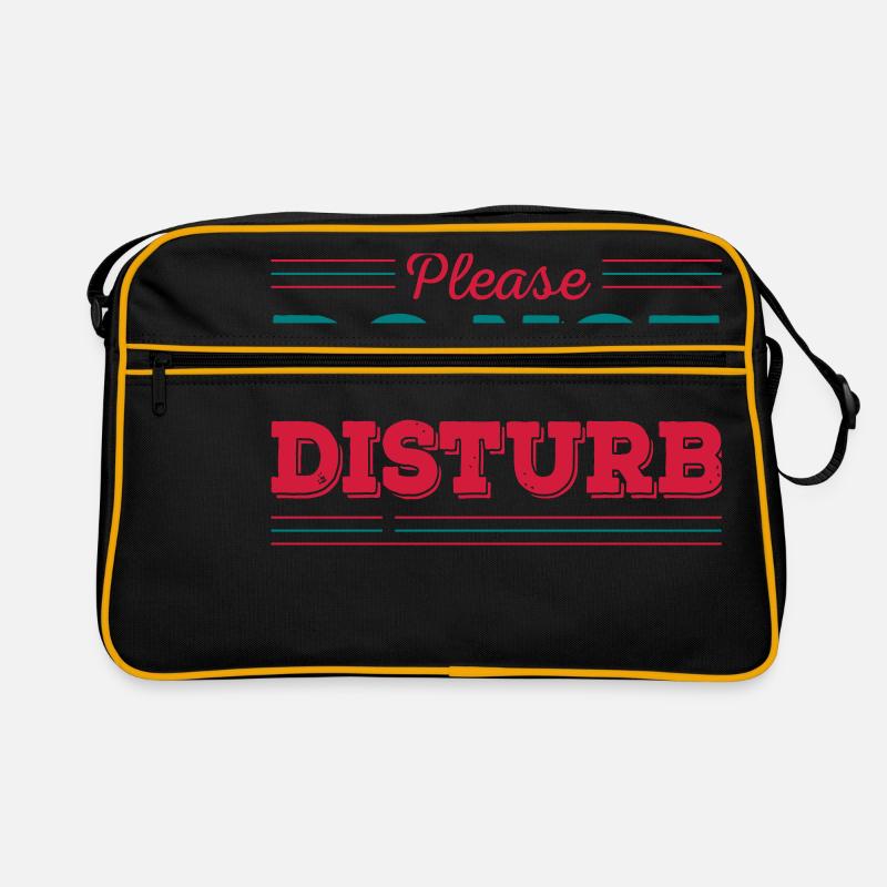 Bitte nicht stören Retro Tasche