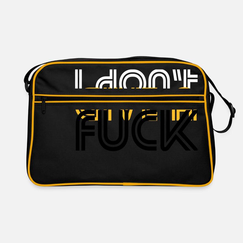 I don't give a fuck Retro Tasche