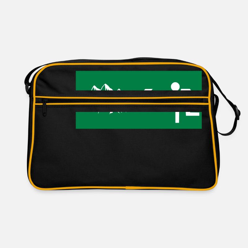 mountains Retro Bag