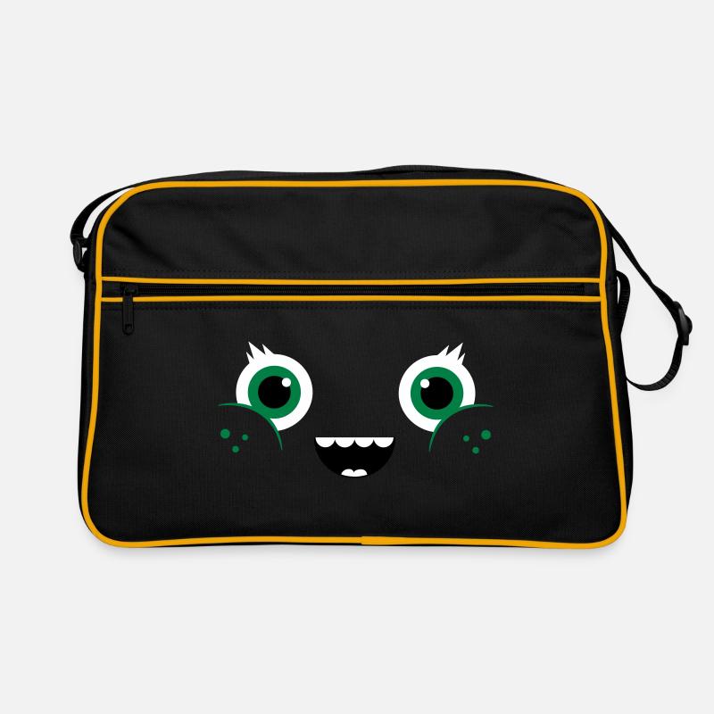 Funny & Cute Kawaii Comic Face / Smiley Retro Bag
