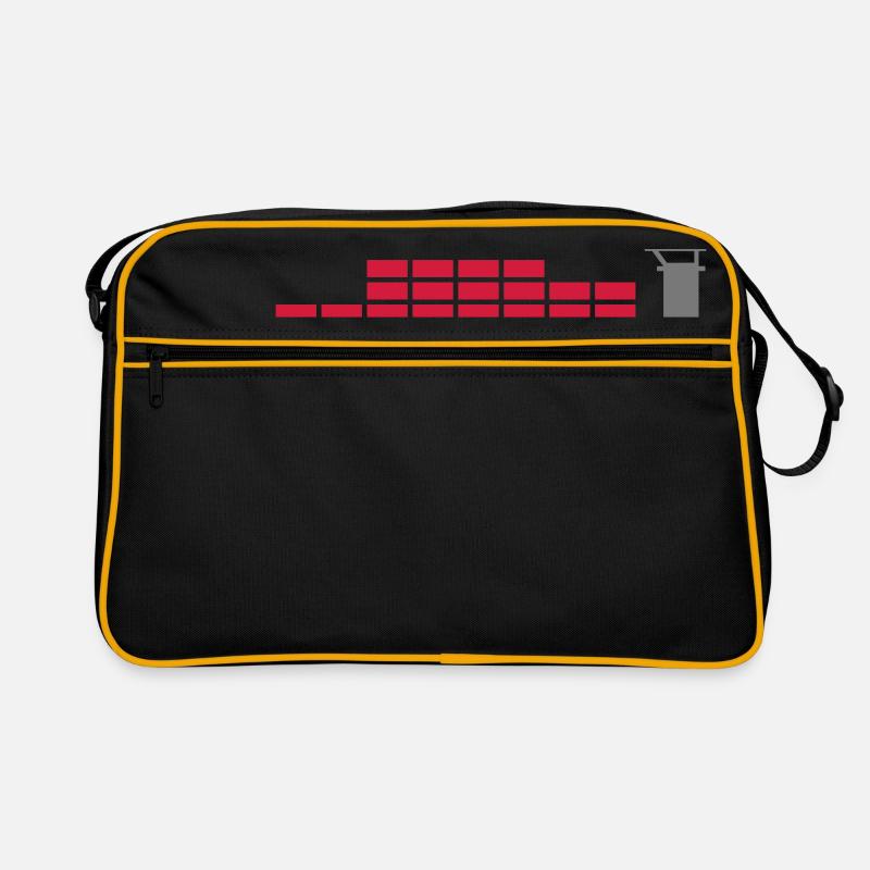 Frachter - Retro Tasche - Schwarz/Gold