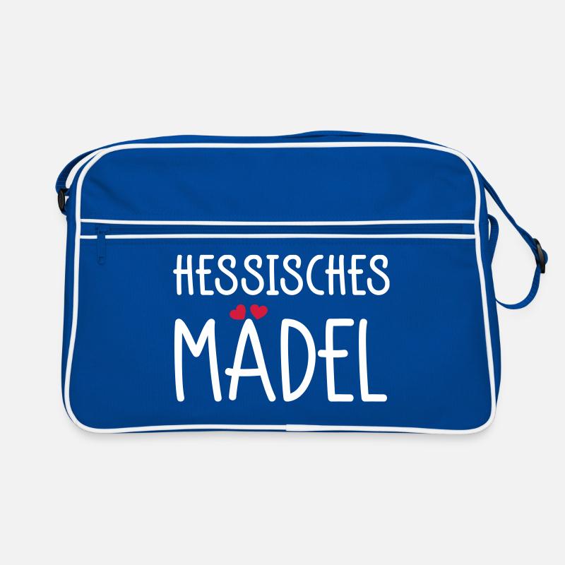 Hessisches Mädel Retro Tasche