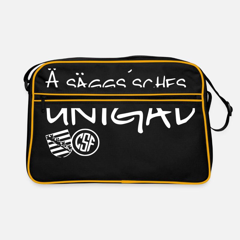 Ä säggssches Unigad Retro Tasche