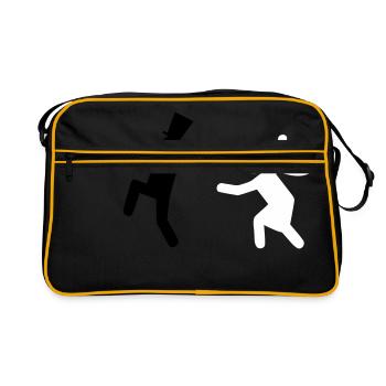 Running Groom - Sac Retro - noir/or - Devant
