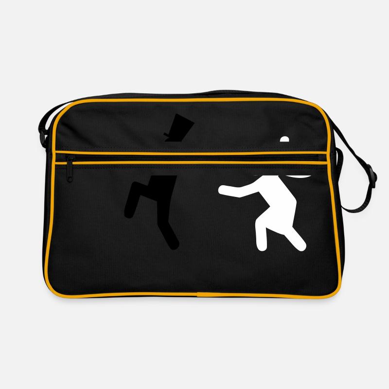 Running Groom - Retro Tasche - Schwarz/Gold