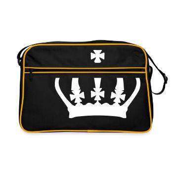 Crown - Retro Bag - black/gold - Front