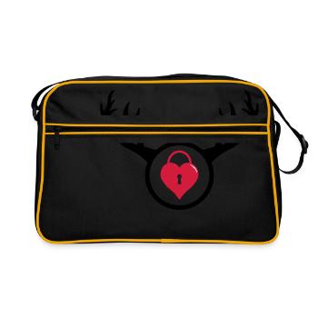 Cocu - Le cadeau d'anniversaire de l'homme à cornes - Sac Retro - noir/or - Devant