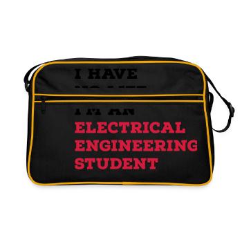 Electrical Engineering Studies - Retro Bag - black/gold - Front
