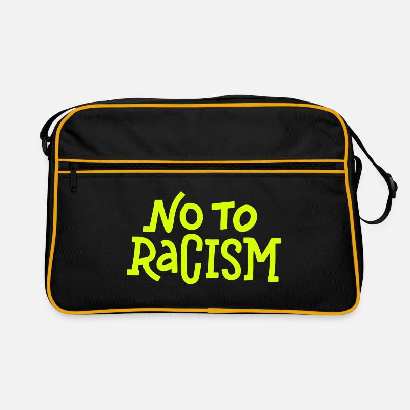 Non au racisme Sac Retro
