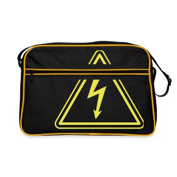 ELECTRICIAN UNDER HIGH VOLTAGE - Sac Retro - noir/or - Devant