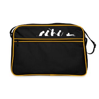 MOTORCYCLE EVOLUTION - Sac Retro - noir/or - Devant