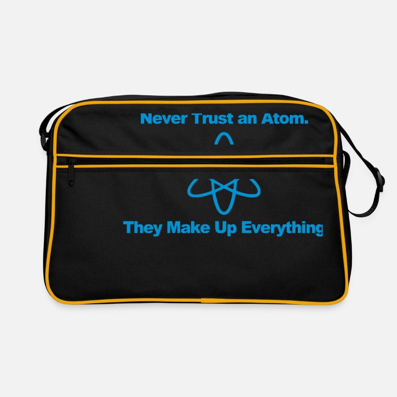 Vertrau keinem Atom! Retro Tasche