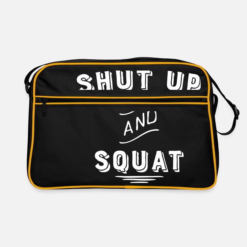 SHUT UP AND SQUAT Sac Retro