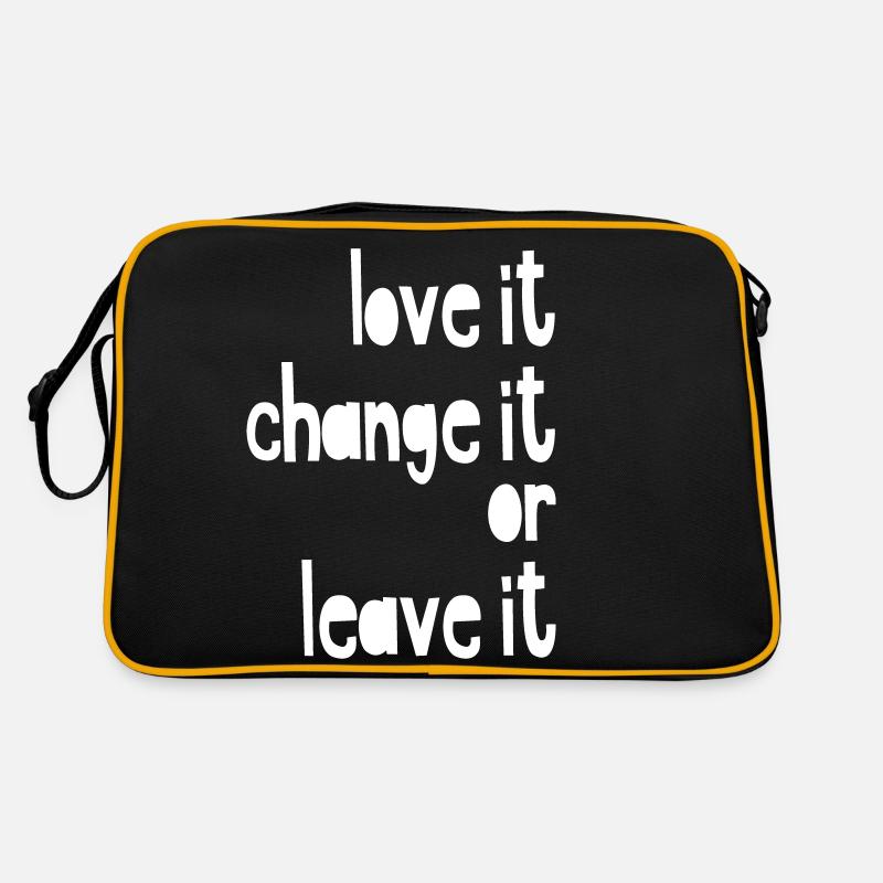 love it or leave it Retro Tasche