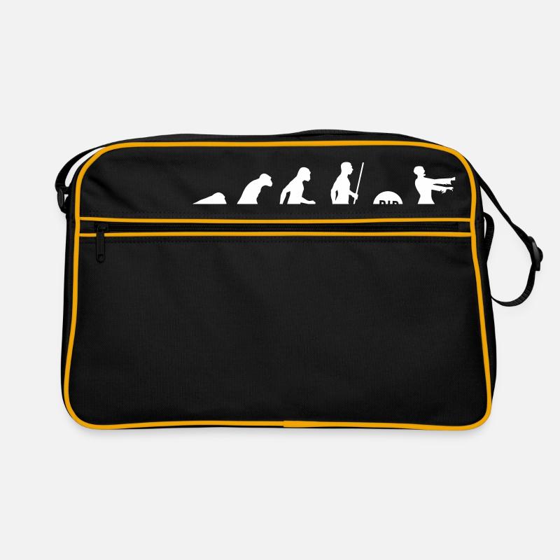 Zombie Evolution Zombi - Retro Bag - black/gold