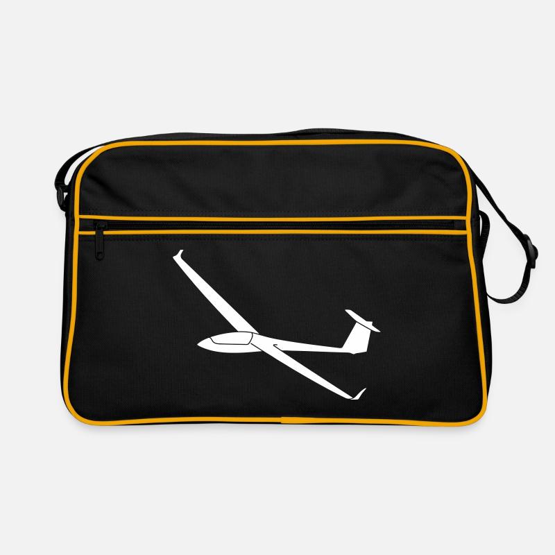 Ls8 neo glider glider pilot gliding - Retro Bag - black/gold
