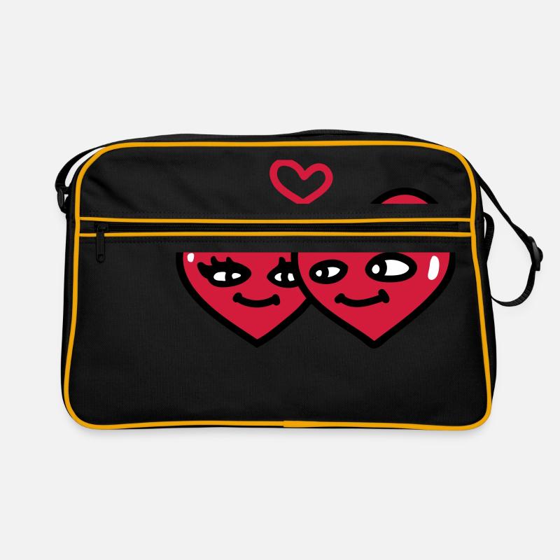 coeurs dans l'amour Sac Retro