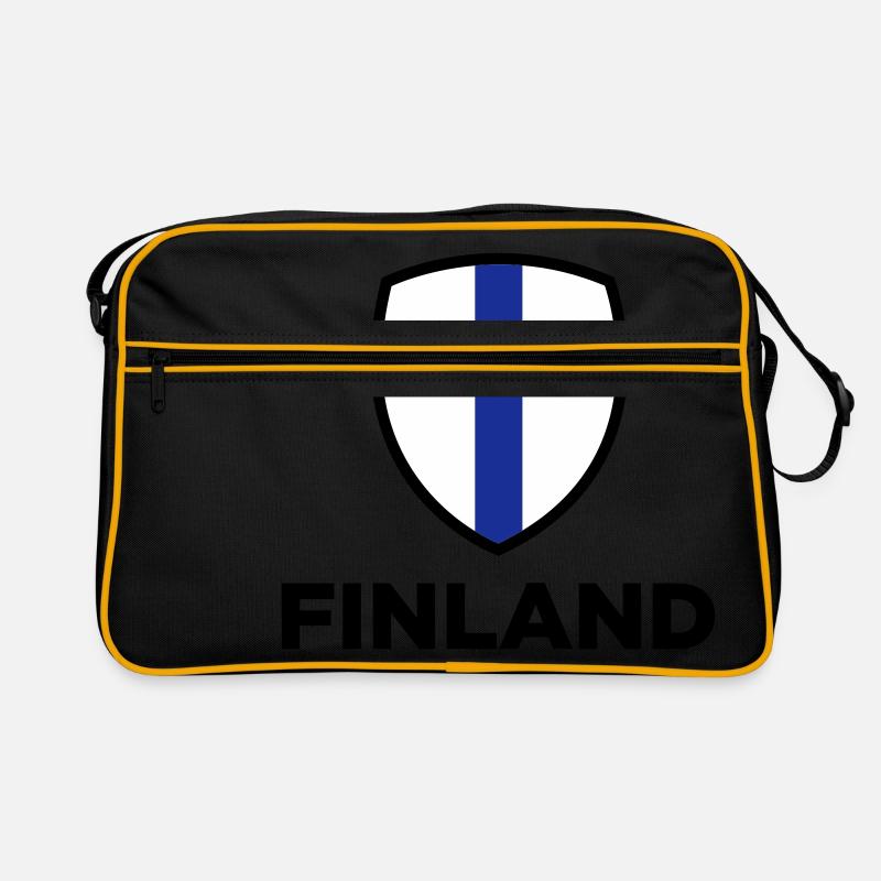 Drapeau national de la Finlande Sac Retro
